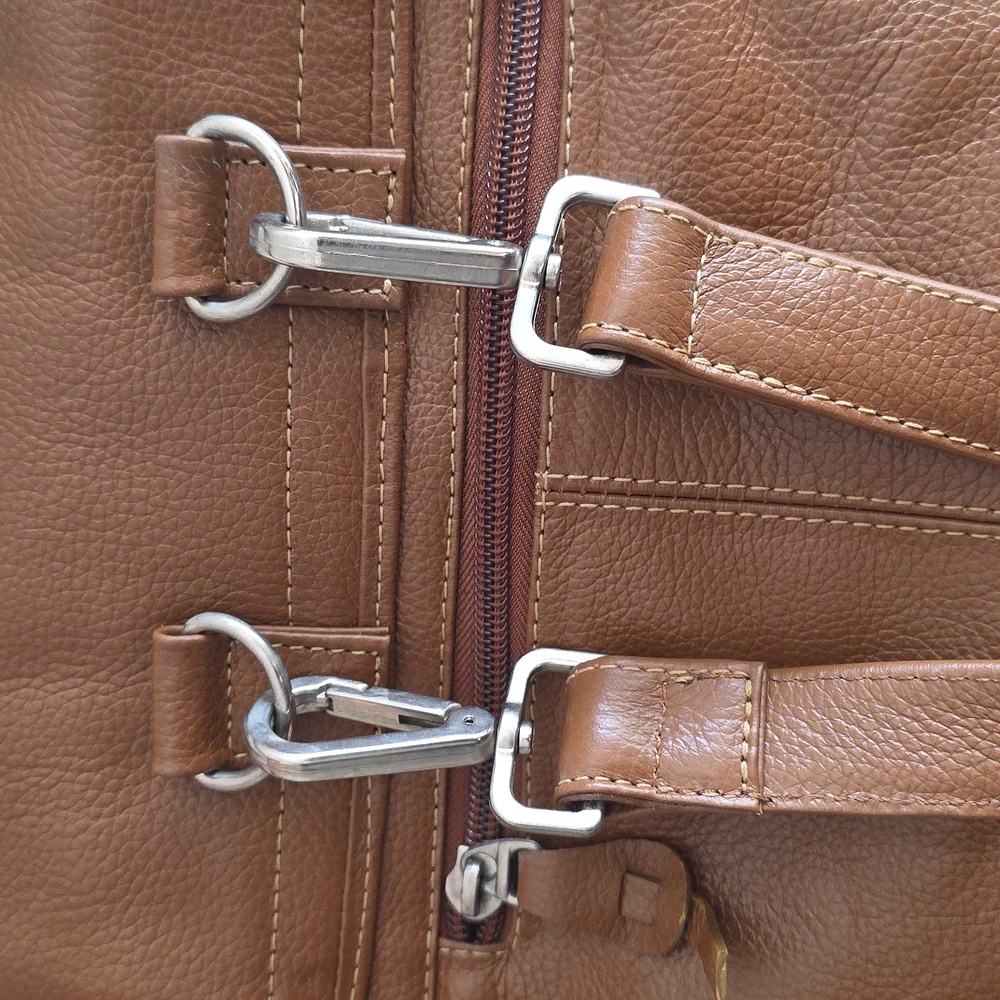 Two Pretty | Full Grain Leather Convertible Backpack - Picture 16 of 17